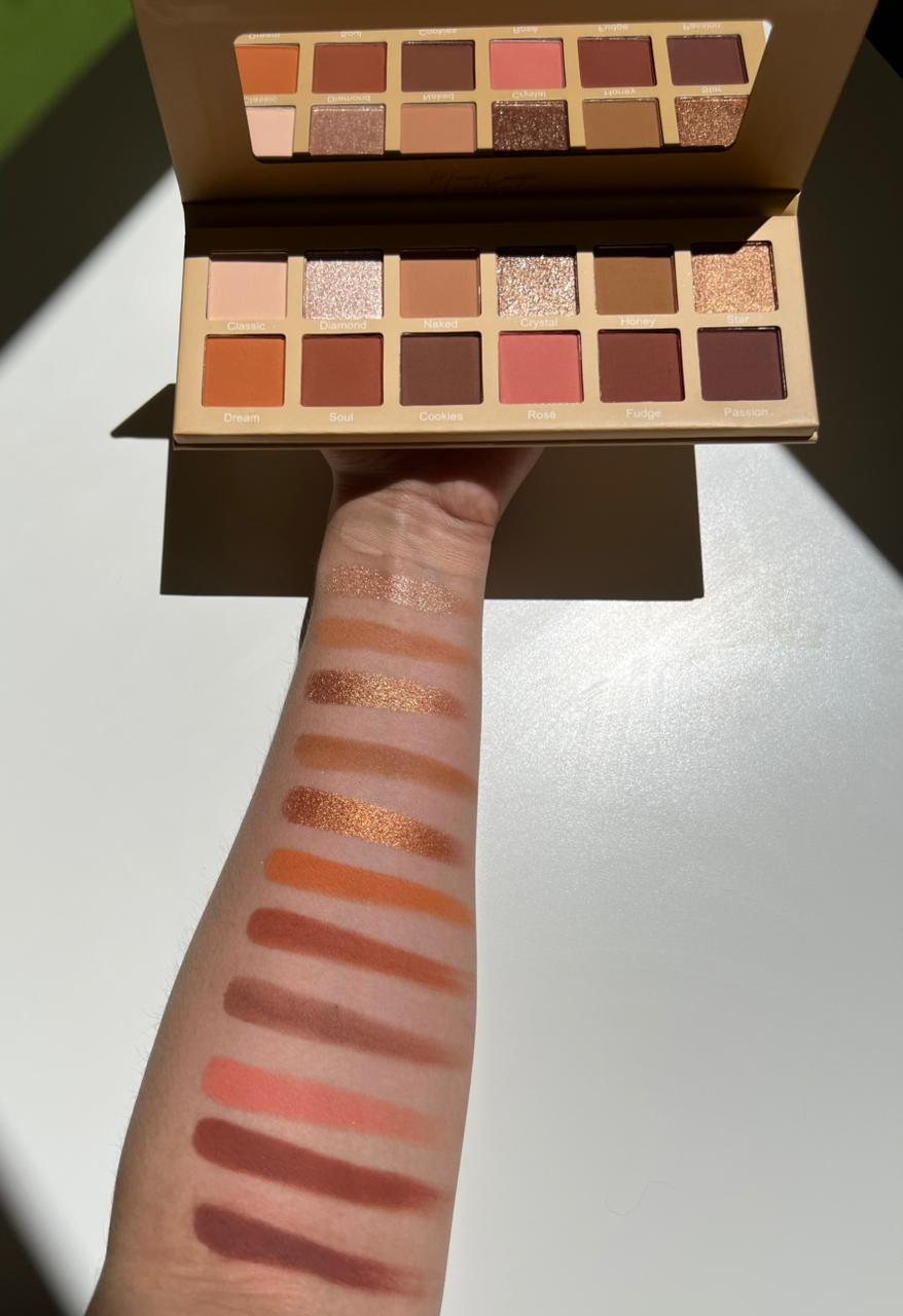 12 Shades Of Nude Eyeshadow Palette